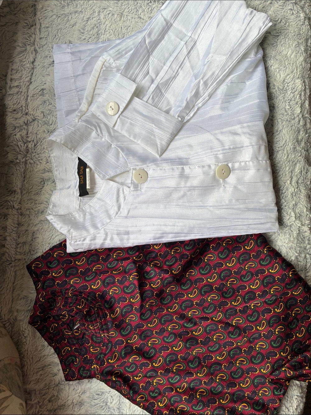 Stand Up Collar Classic Blouse Set/2